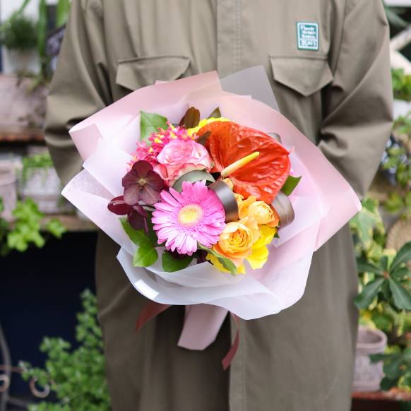 【BU007】おしゃれな色合いの花束